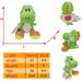 10-18cm Mario Yoshi Dragon Plushie Coloful Yoshi Plush Chain Pendant Doll Soft Stuffed Anime Game Souvenir Collection Toy Gifts Green Yoshi