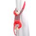 45/60/70/100CM Kawaii Long-Arm Monkey Shaped Cotton Plush Toys For Children Animal Doll Gift Home Decoration Birthday Gifts 75cm Watermelon red