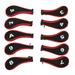 10Pcs Golf Club Head Cover Neoprene Golf Head Cover for Woods Irons Golfer Lovers Red