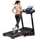 HUAGEED 15% Auto Incline Home Treadmill 300LB Smart Treadmills for Home with 18 Wider Belt 0.5-10 MPH Speed APP Foldable Running Treadmills for Walking and Jogging 2.5 HP 24 Programs