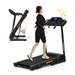 Foldable Treadmill with Incline Folding Treadmill for Home Electric Treadmill Workout Running Machine Handrail Controls Speed Pulse Monitor APP
