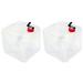 2pcs Large Capacity Water Jug Water Bag Outdoor Camping Water Bucket Camping Accessory