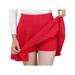 Women s Skorts Skirt Casual Knee Length Athletic Tennis Skorts Golf Skirt for Junior Workout Modest Skirt for Bike