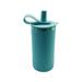 Vfedsrsge Silicone Straw Water Cup 450ml Sports Silicone Water Bottle Straw Cup Sealed Silicone Cup No Spill Blue