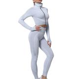 SZXZYGS Yoga Pants Plus Size Capri Thermal Underwear for Women Long for Women Long Sleeve Sets Tops Bottoms Base Layer Women Cold Weather