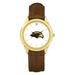 Men s Brown Southern Miss Golden Eagles Leather Watch