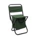 Chmadoxn Fishing Chair with Storage Bag Outdoor Folding Chair Compact Fishing Stool Portable Camping Stool Backpack Chair with Oxford Cloth For Beach/Outing /Family on Clearance