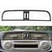 BAMILL Carbon Fiber Center Console Air Vent Outlet Panel Cover For Fiat 500 2012-2015