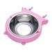 Dog Bowl Kennel Water Dispenser Dish Pet Stainless Steel Multi-function Kitten Feeding Multifunction Hanging