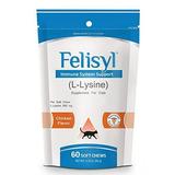 Felisyl Immune System Support for Cats - Amino Acid L-Lysine - Produce Antibodies - Healthy Tissue Respiratory Health Vision - 60 Soft Chews