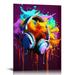 Nawypu Video Game Wall Art Gaming Poster Modern Colorful Gaming Posters Headphone Pictures Wall Decor Game Controller Wall Art Canvas Game Room Painting Posters for Wall Decor Video Game Canvas