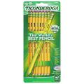 Ticonderoga Wood-Cased Pencils Pre-Sharpened 2 HB Soft Yellow 10 Count