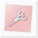 Light Blue Pastel Bliss Scissors - Adorable 5.5 Inch Point Tip Shears for Students Kids Sewing and Embroidery - Comfort-Grip Stainless Steel - Perfect for School Home and Offi