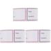 3 Rolls Freezer Food Labels Self-adhesive Food Stickers Refrigerator Paper Labels(250 Labels Per Roll)