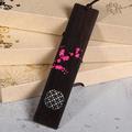 Beautiful Hand-Carved Chinese Plum Blossom Butterfly Wooden Bookmark - Perfect for School Reading and Gifts!