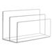 File Organizer 2-slot Acrylic Organizer File Folder Organizer Rack For Desk