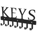 Wall Mounted Key Holder Metal Key Hanger Rack Jewelry Hanger Organizer Key Hanging Rack