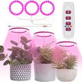 Plant Light Angel Ring Fleshy Fill light USB Colored Full Spectrum LED Bonsai Indoor Timed Dimming Growth Light is Suitable For Indoor Plants Potted Meat Fish Tank Plants 1PC