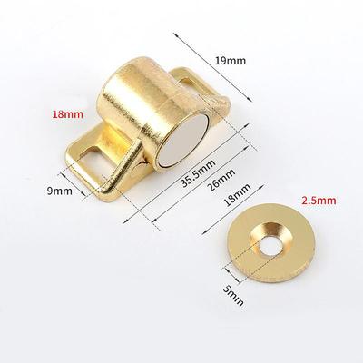 1 Set, Magnet Cabinet Door Catch, Magnetic Furniture Door Stopper, Strong Powerful Neodymium Magnets Latch Cabinet Catches Furniture Accessories