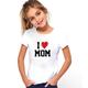 Kids Girls' T shirt Letter Casual Short Sleeve Crewneck Fashion Cotton 7-13 Years Summer Light White Black White