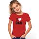 Kids Girls' T shirt Letter Casual Short Sleeve Crewneck Fashion Cotton 7-13 Years Summer Light White Black White