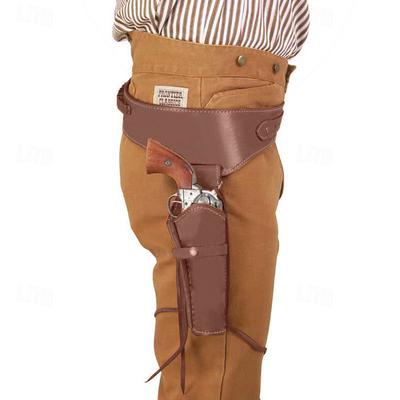 18th Century 17th Century State of Texas Holster Pirate West Cowboy Ameirican Men's Masquerade Performance Masquerade Adults' Belt