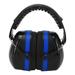 2024 Industrial Earmuffs Noise Blocking Hearing Protection Size Adjustable Folding Ear Muffs for Baby Adults Black Blue