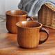 Wood Small Coffee Cup, Espresso Cup, Tea Hourglass, Tea Filters, Handmade Tea Mugs, Wooden Drinking Cup For Tea, Beer, Water, Juice, Milk