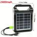 1pc Portable 6V Rechargeable Solar Panel Power Storage Generator System USB Charger With Lamp Lighting Home Solar Energy System Kit