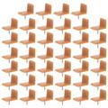 40pcs Tack in Drawer Tack Glide Plastic Drawer Glides L Shaped Drawer Stoppers