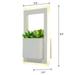 PMUYBHF Nordic Led Wall Sconces Modern Green Plant Wall Light Aisle Wall Lamp