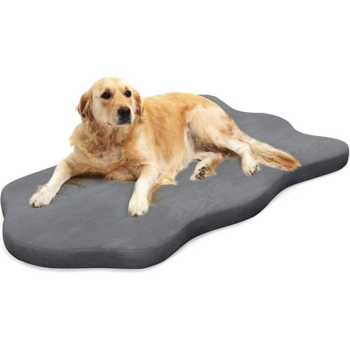 Orthopädisches Hundebett, Hundekissen waschbar, Memory Foam Hundematte mit abnehmbarem Bezug,