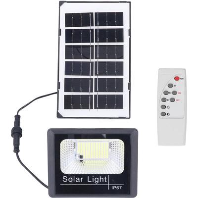100 LED-Außen-Solar-Flutlicht, Solar-Gartenleuchten, IP67, wasserdichte Außenwandleuchte für Image