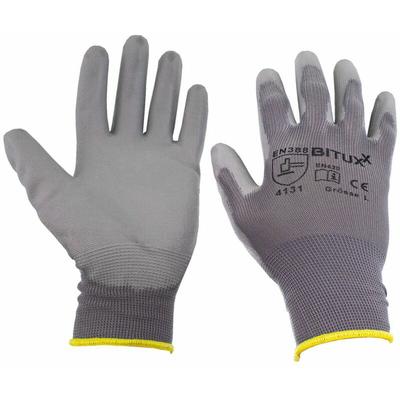 Bituxx - 5 Paar l (9) Arbeitshandschuhe Montagehanschuhe Handschuhe Schutzhandschuhe mit pu