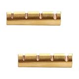 2pcs Brass String Nut String Instrument String Saddles Replacement String Nut