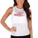 Women's Concepts Sport White Tampa Bay Buccaneers Infuse Lightweight Slub Knit Tank Top