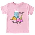 DkinJom baby girl clothes Girls T Shirt Cute Print Short Sleeve Top 100 To 160 Cotton Clothes Round Neck Children s T Shirt Funny Casual Children s Short Sleeve T Shirt