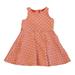 Pre-owned Janie and Jack Girls Coral | White Dress size: 2T