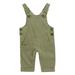 FOCUSNORM Newborn Baby Girl Boy Bib Overalls Corduroy Suspender Pants Romper One Piece Solid Color Outfits with Pocket