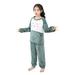 Kids Pajamas Cartoon Long Sleeve Round Neck Winter Warm Coats Pants Comfortable 2Pcs Pajamas