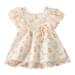 Toddler Girl s Dress Fashion Elegant Long Sleeve Bowknot Dot Prints Ruffles Dresses Elegant Soft Outwear