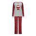 Feancey Christmas Pjs Matching Sets Couple Pajamas Outfits Christmas Family Matching Pajamas for Women/Men/Kids/Baby Christmas Pjs Sleepwear Sets for Xmas Holiday Party