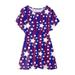 Toddler Girl s Dress Fashion Leisure Sleeveless V-Neck Halter Tie Dye Printed Bow Dresses Sweet Lovely Dailywear