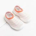 Honeeladyy Baby Toddlers Moccasins Anti-Slip Fuzzy Slipper Floor Breathable Thick Kids Boys Girls Indoor Outdoor Winter Warm Shoes Socks Pink for 2-3 Years