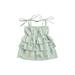 FOCUSNORM 4 Colors Summer Baby Girls Cute Dress Flowers Printed Off Shoulder Sleeveless A-Line Mini Dress