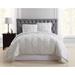 Pleated Comforter Set by Truly Soft in Ivory (Size TWINXL)