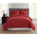 Everyday Duvet Set by Truly Soft in Red (Size KING)