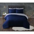 Antimicrobial 7 Piece Bed In A Bag by Truly Calm in Navy (Size TWINXL)