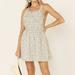 Free People Dresses | Free People Petunia Mini Dress | Color: Blue/Cream | Size: L