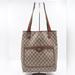 Gucci Bags | Ac52 Authentic Gucci Web Sherry Line Shoulder Tote Baggg Pvc | Color: Brown/Tan | Size: Os